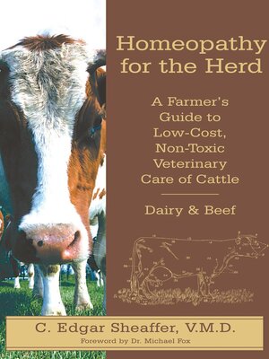 cover image of Homeopathy for the Herd